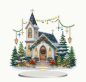 Preview: Diamond Paintin DIY-Diamant-Kirche